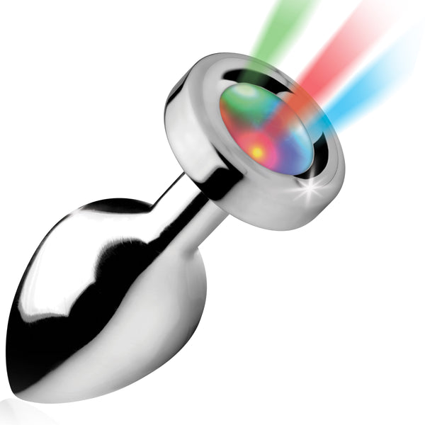 Light Up Anal Plug - Medium – butt plug, Metal