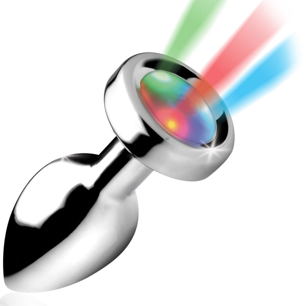 Light Up Anal Plug - Small – butt plug, Metal
