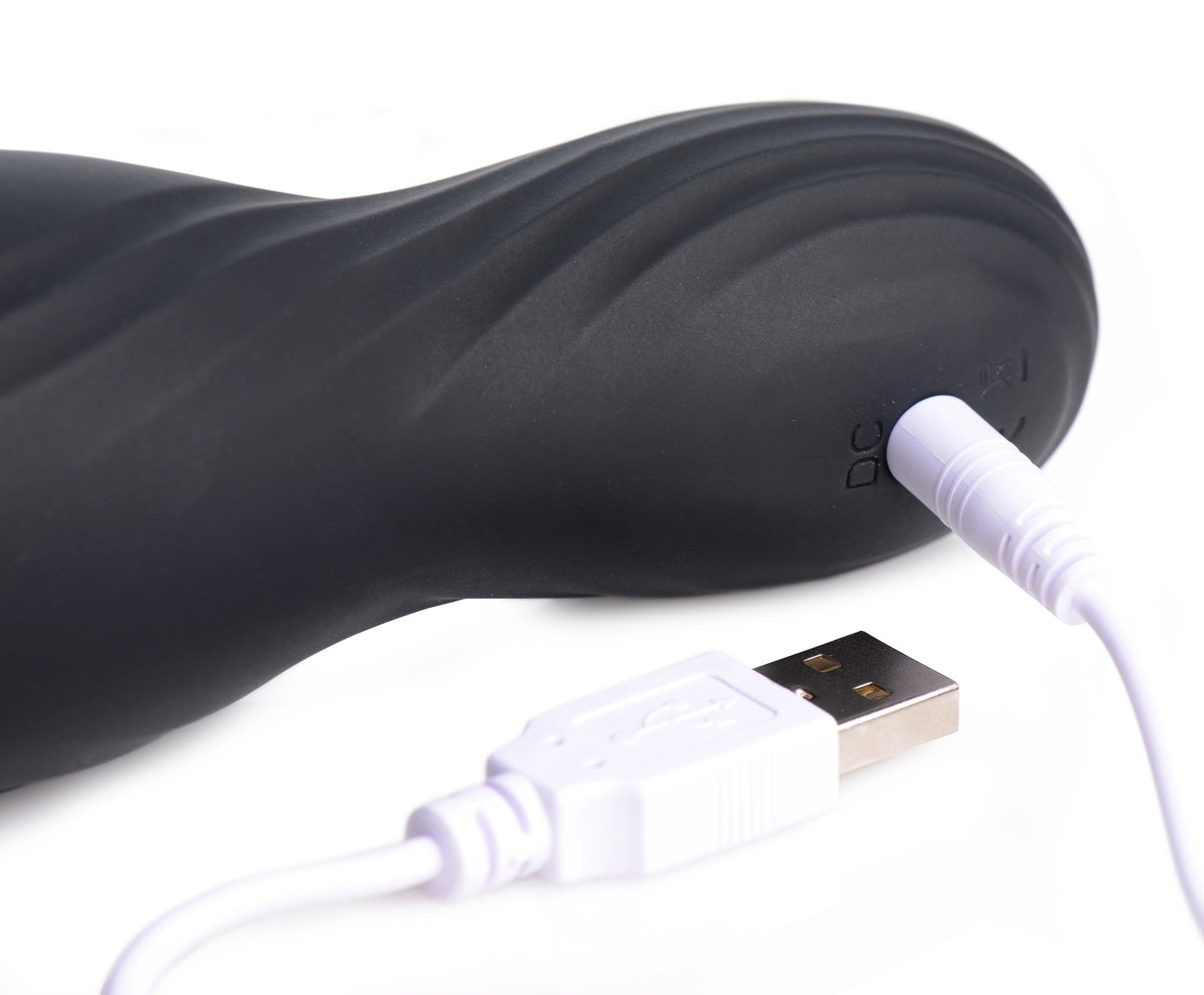 Vibrating Rechargeable Penis Pleaser – dildo, Silicone (view 7)