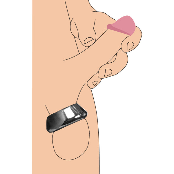 Magna-Chute Magnetic Ball Stretcher – cock ring, Metal
