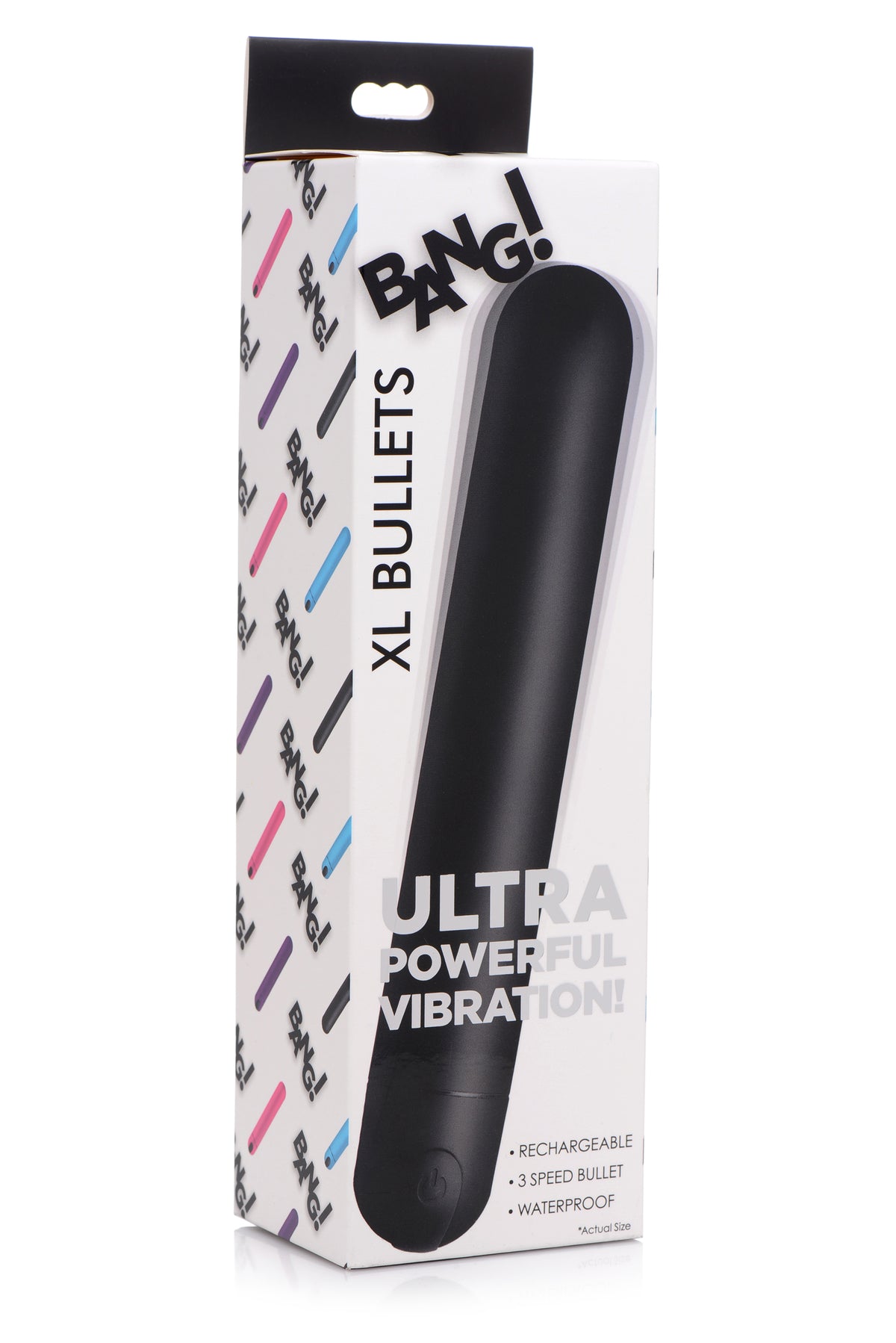 XL Bullet Vibrator - Black – bullet and egg vibrator, ABS plastic (view 7)