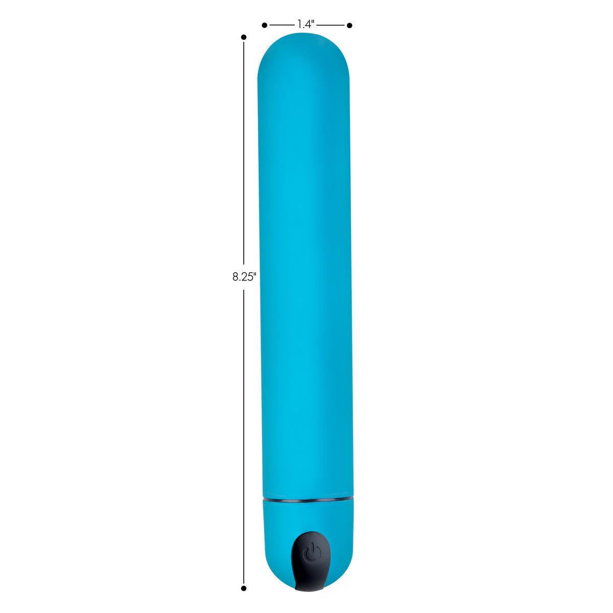 Bullet Vibrator - Blue – bullet and egg vibrator, ABS plastic (view 5)