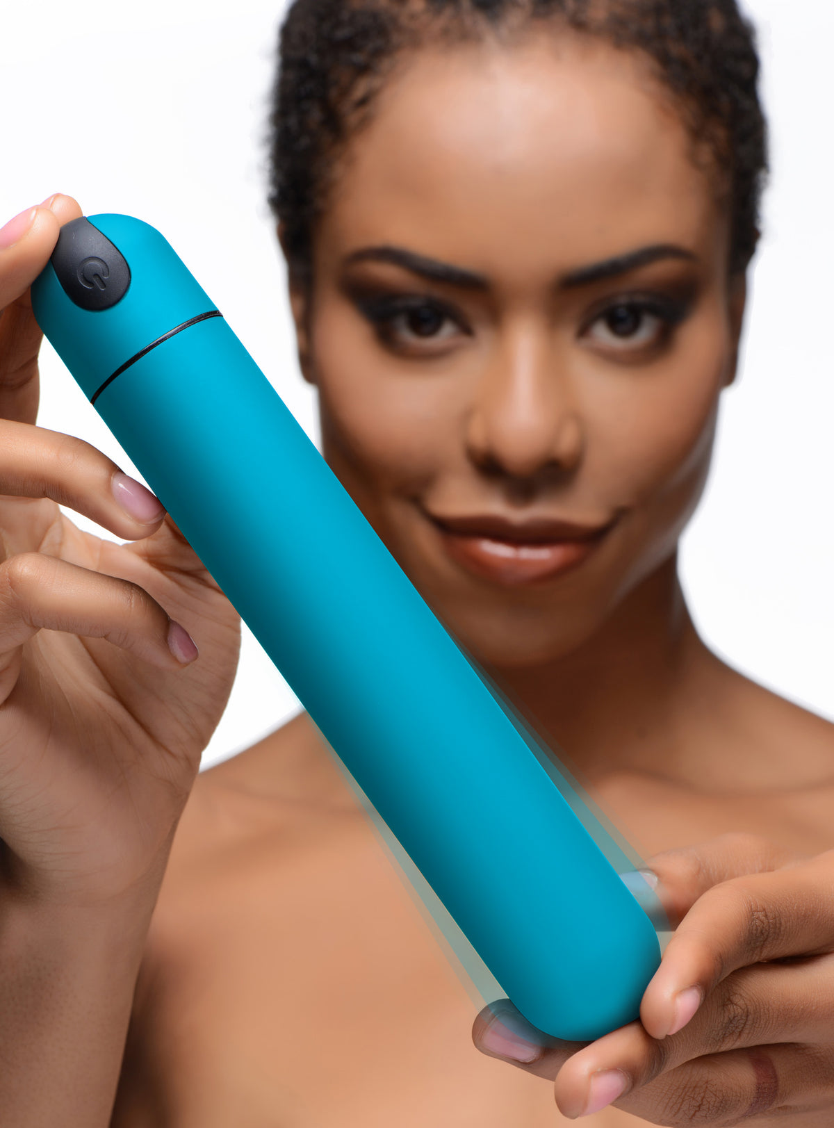 Bullet Vibrator - Blue – bullet and egg vibrator, ABS plastic (view 3)