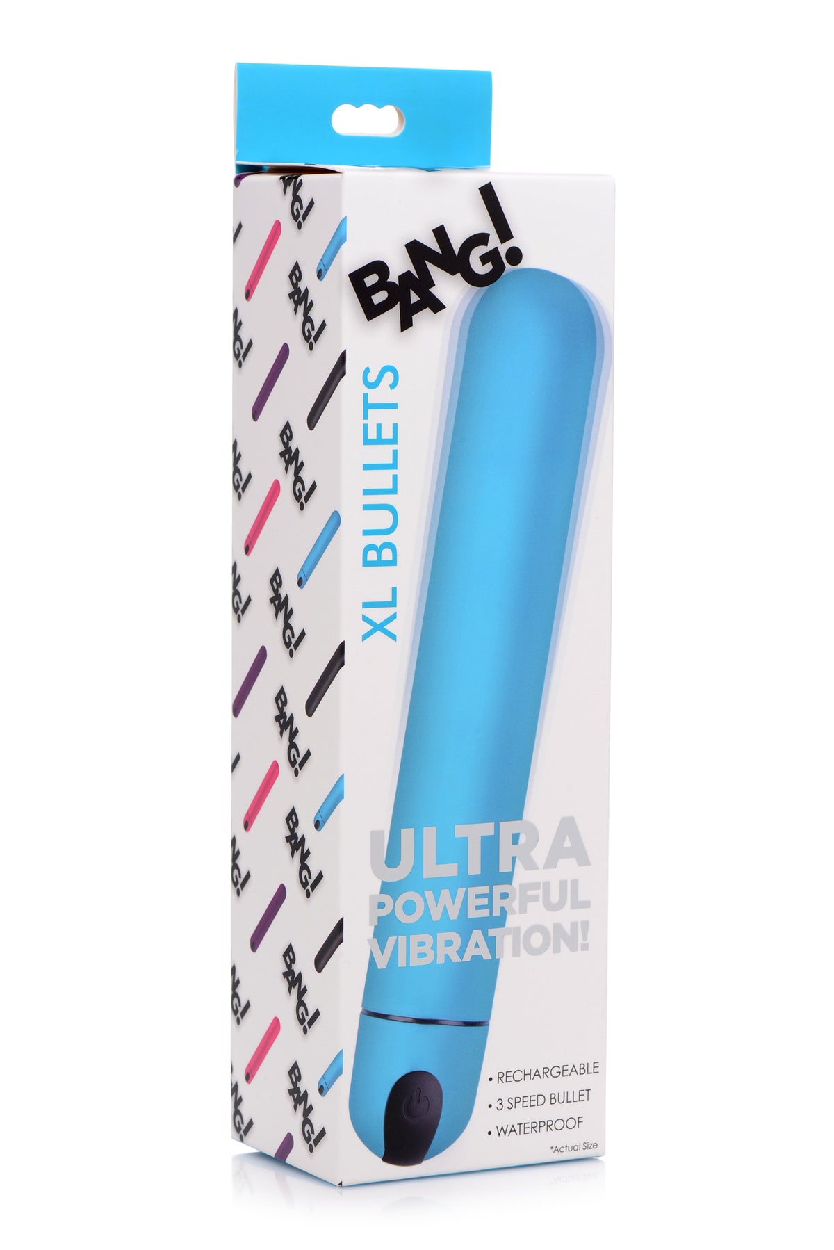 Bullet Vibrator - Blue – bullet and egg vibrator, ABS plastic (view 8)
