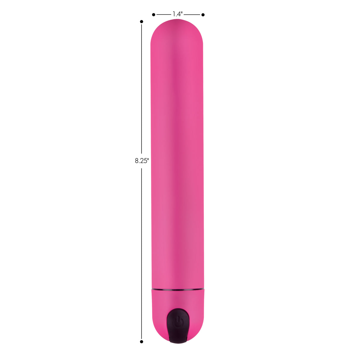 Bullet Vibrator - Pink – bullet and egg vibrator, ABS plastic (view 6)