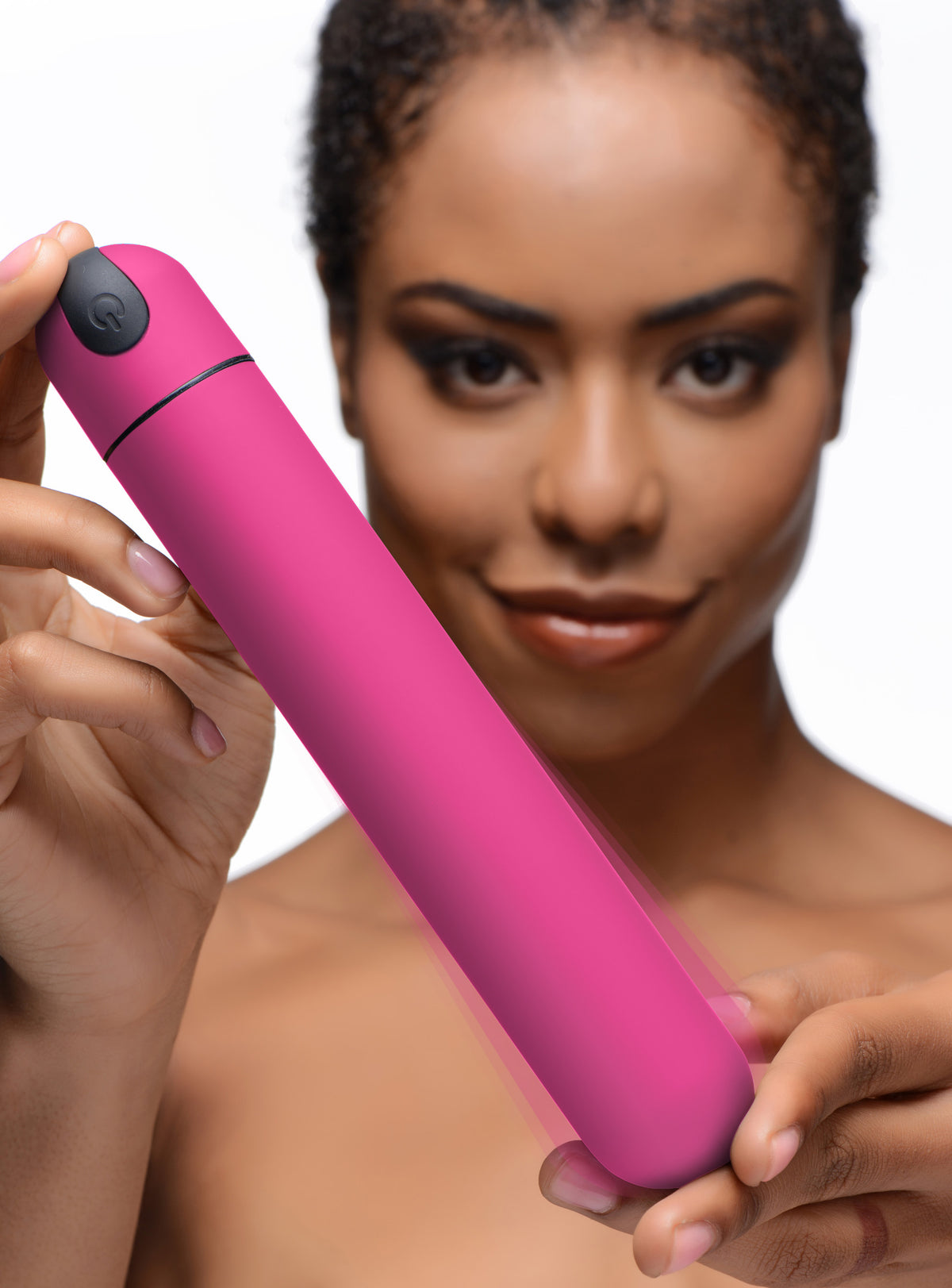 Bullet Vibrator - Pink – bullet and egg vibrator, ABS plastic (view 4)