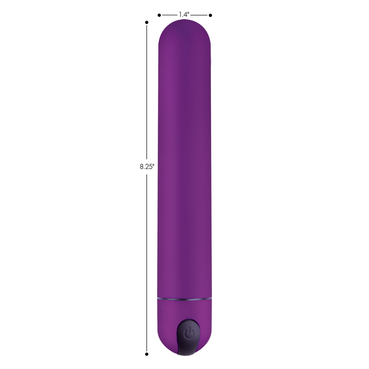 Bullet Vibrator - Purple – bullet and egg vibrator, ABS plastic (view 6)