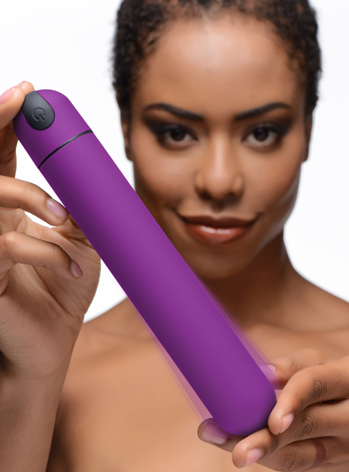 Bullet Vibrator - Purple – bullet and egg vibrator, ABS plastic (view 4)