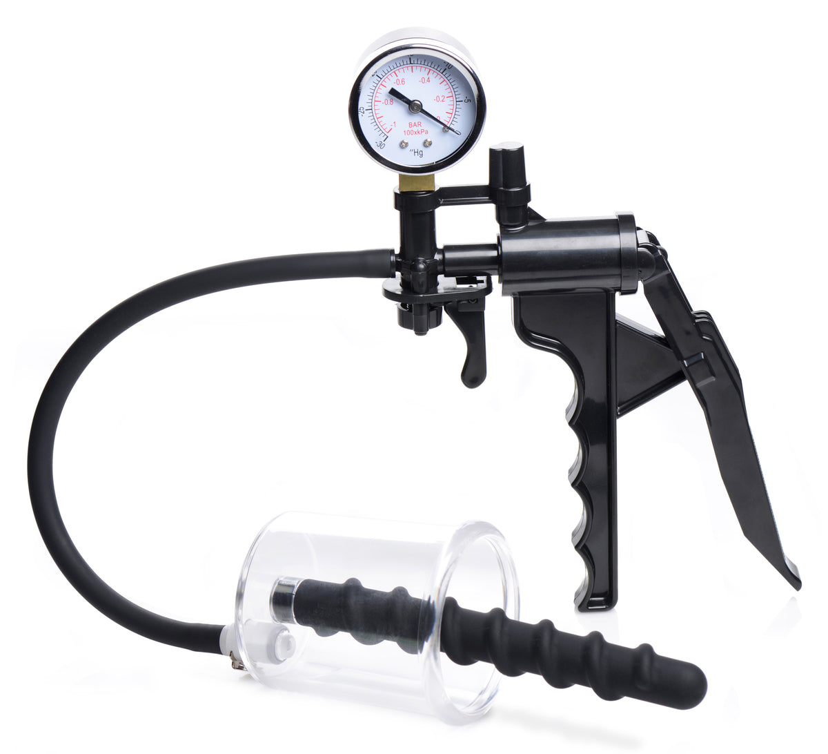 Rosebud Driller Cylinder with Silicone Swirl Insert – penis pump and enhancer, Silicone (view 8)