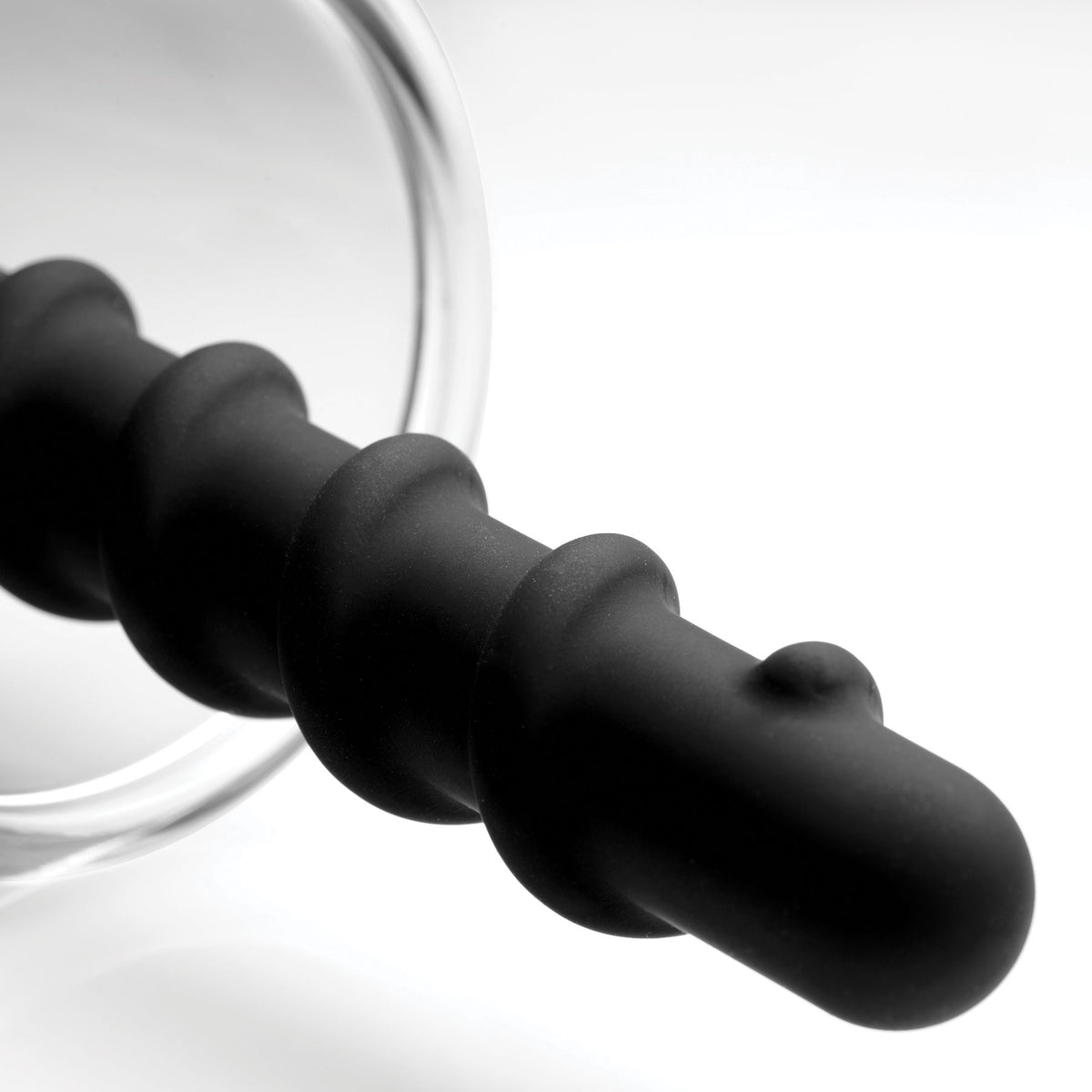 Rosebud Driller Cylinder with Silicone Swirl Insert – penis pump and enhancer, Silicone (view 7)
