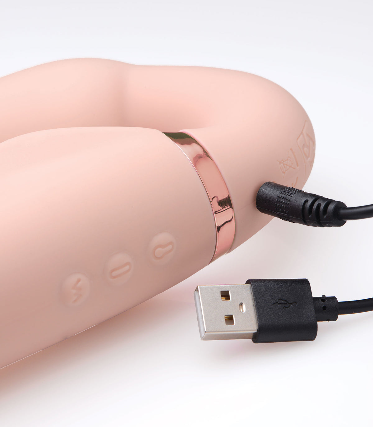 Remote Control Inflatable Vibrating Silicone Ergo Fit Strapless Strap-On – strap-on and harness, Silicone (view 6)