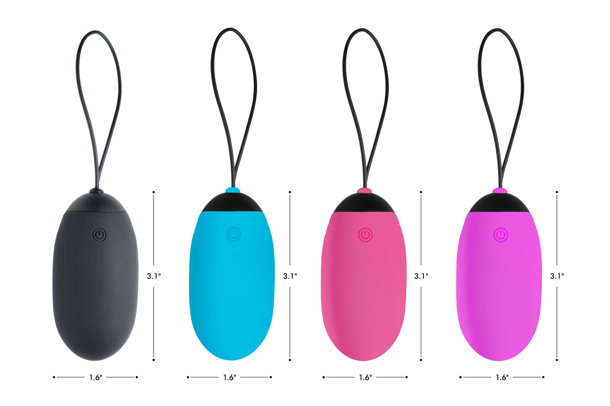 XL Silicone Vibrating Egg - Pink – bullet and egg vibrator, Silicone (view 3)