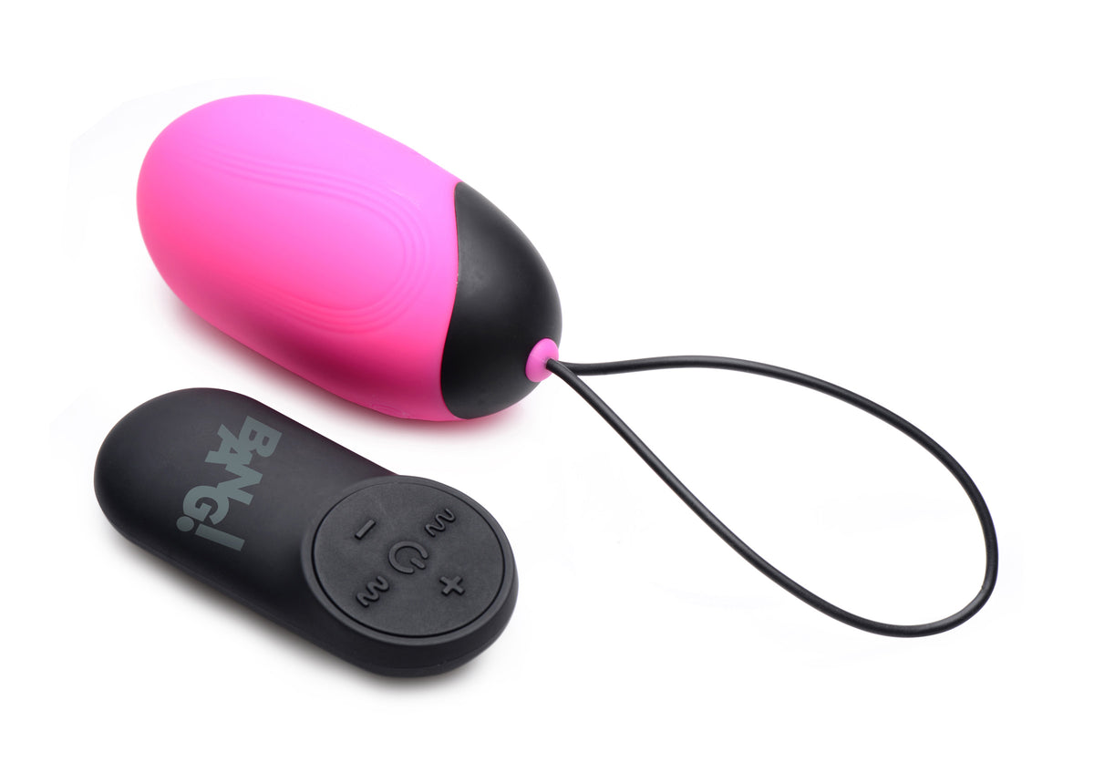XL Silicone Vibrating Egg - Pink – bullet and egg vibrator, Silicone (view 2)