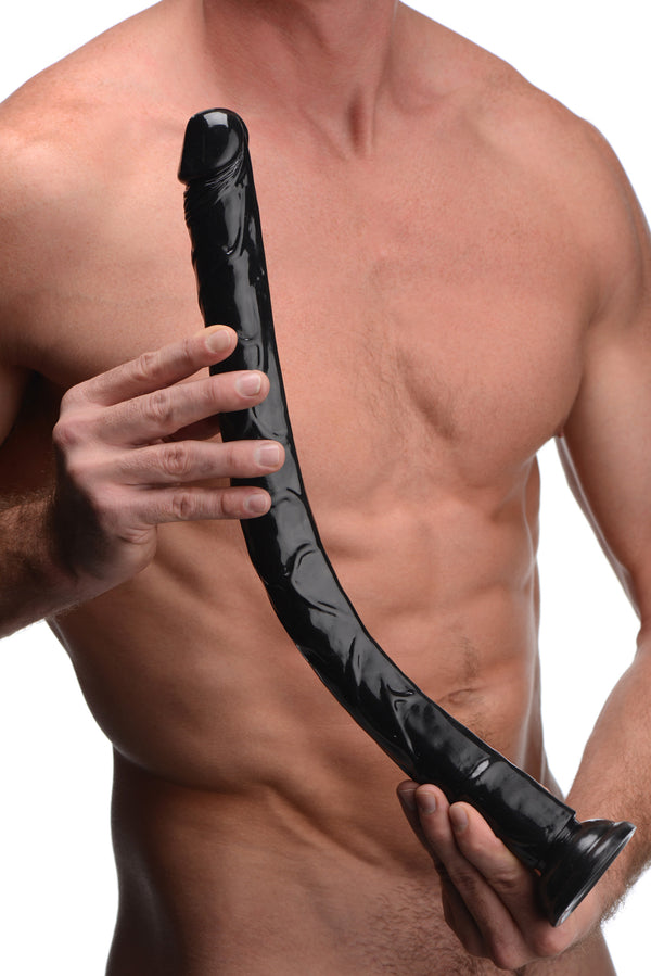 Hosed Realistic 19 Inch Anal Dildo, PVC
