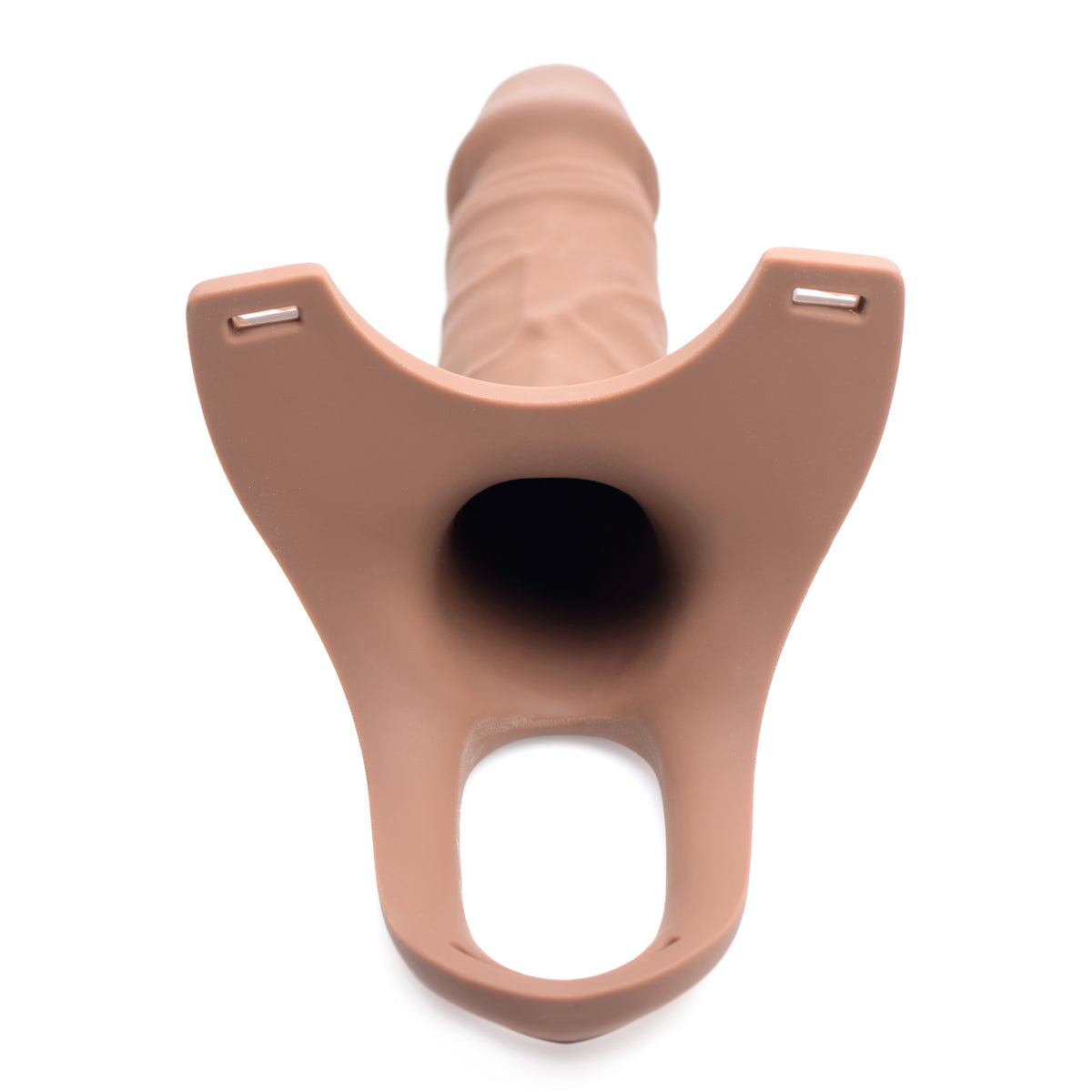 Hollow Silicone Dildo Strap-on - Flesh – strap-on and harness, Silicone (view 6)