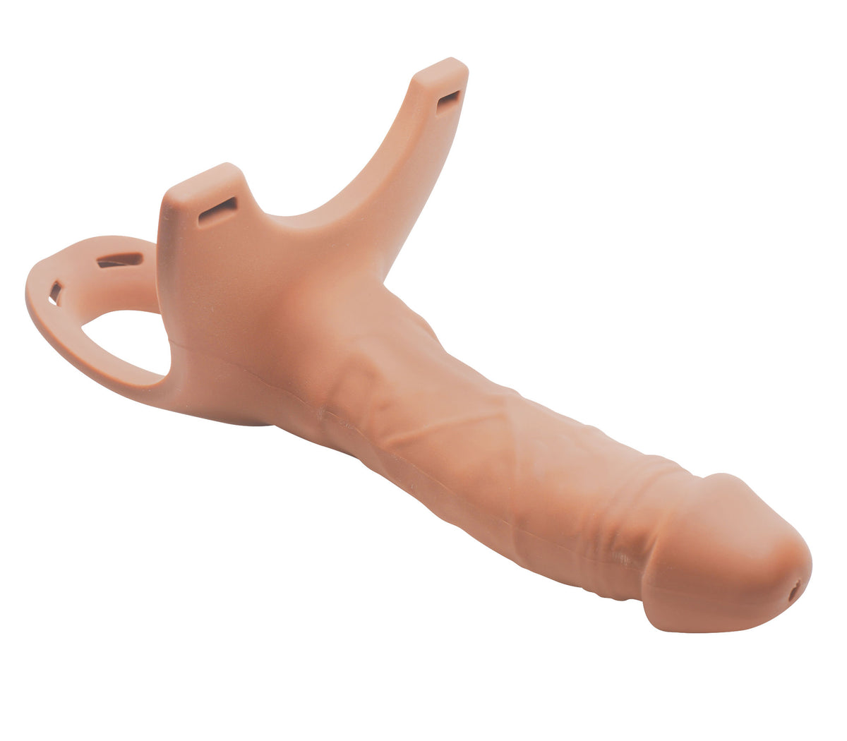 Hollow Silicone Dildo Strap-on - Flesh – strap-on and harness, Silicone (view 5)
