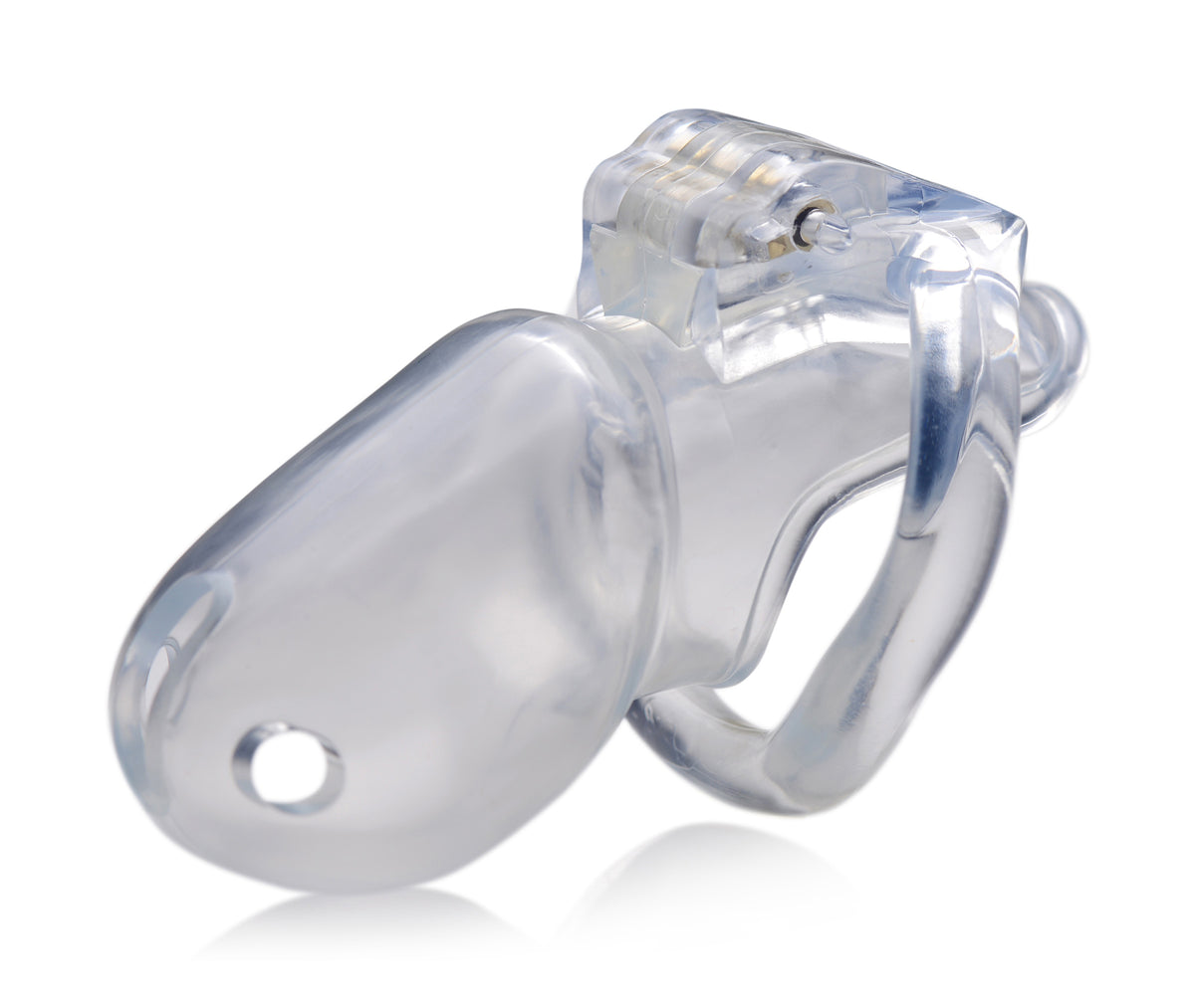 Clear Captor Chastity Cage - Large – chastity device, ABS plastic (view 4)