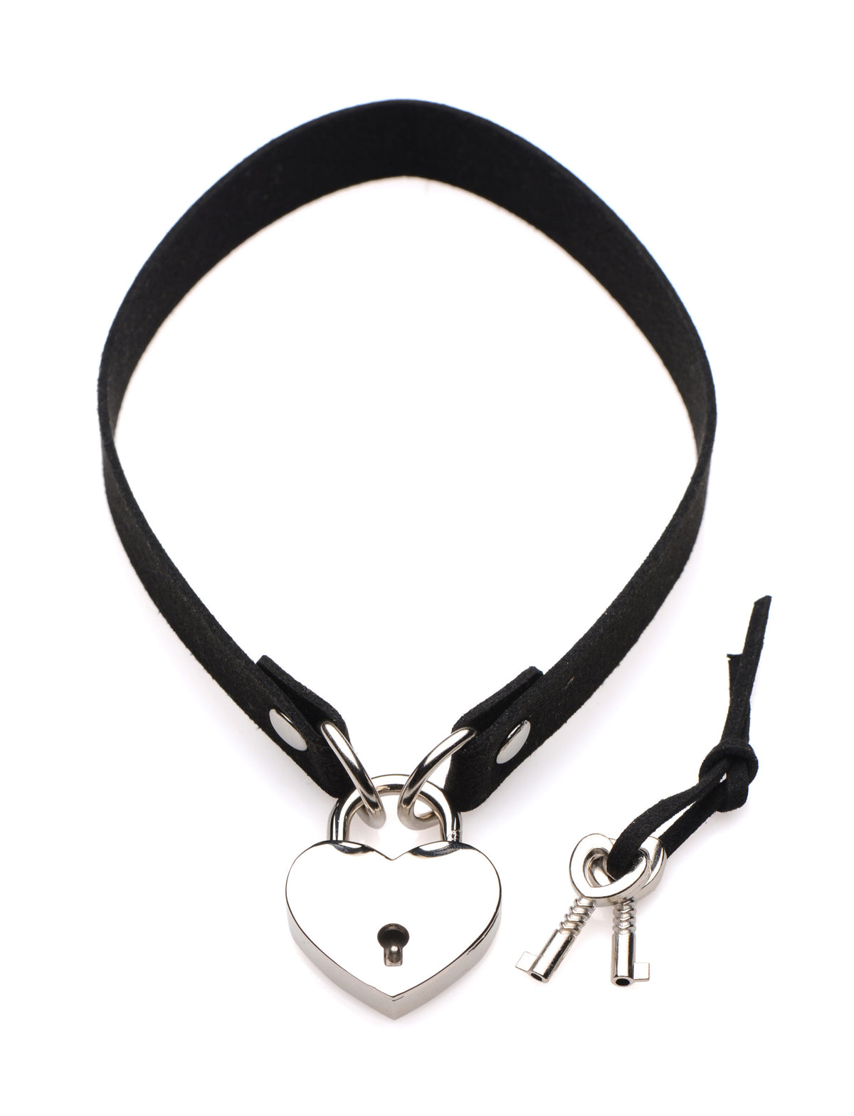 Lock-It Heart Choker, Metal (view 3)