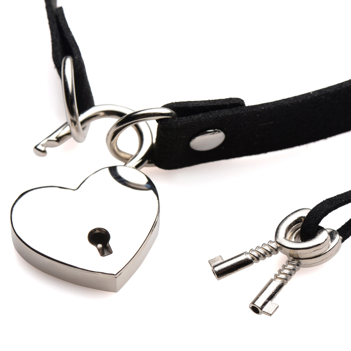 Lock-It Heart Choker, Metal (view 4)