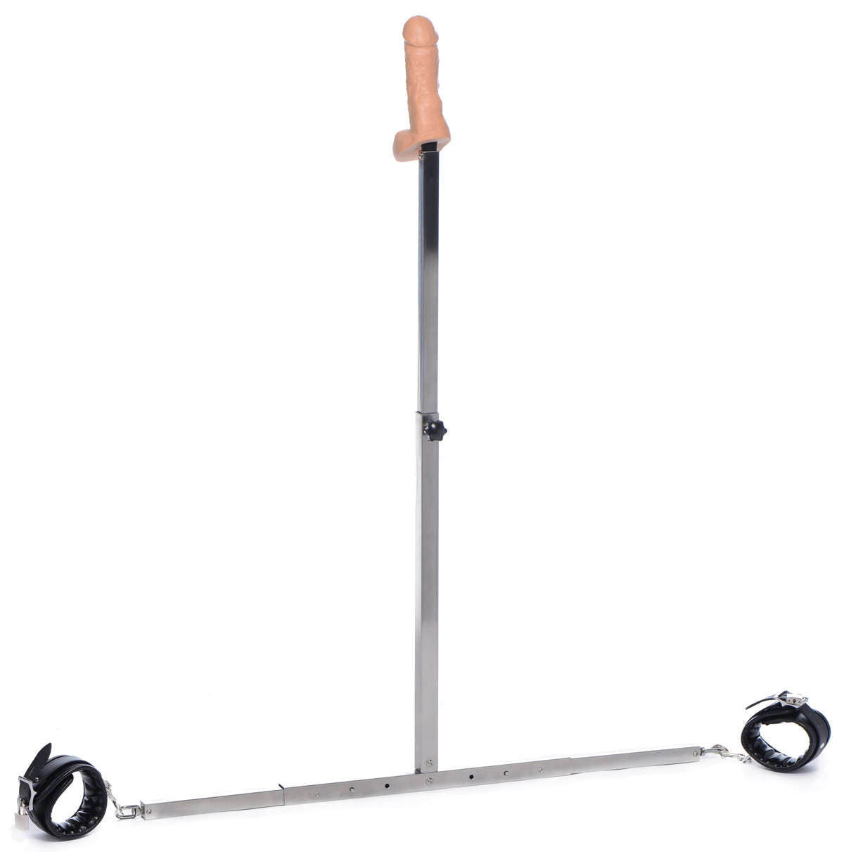 Squat Anal Impaler with Spreader Bar and Cuffs – restraints and cuffs, ABS plastic (view 5)