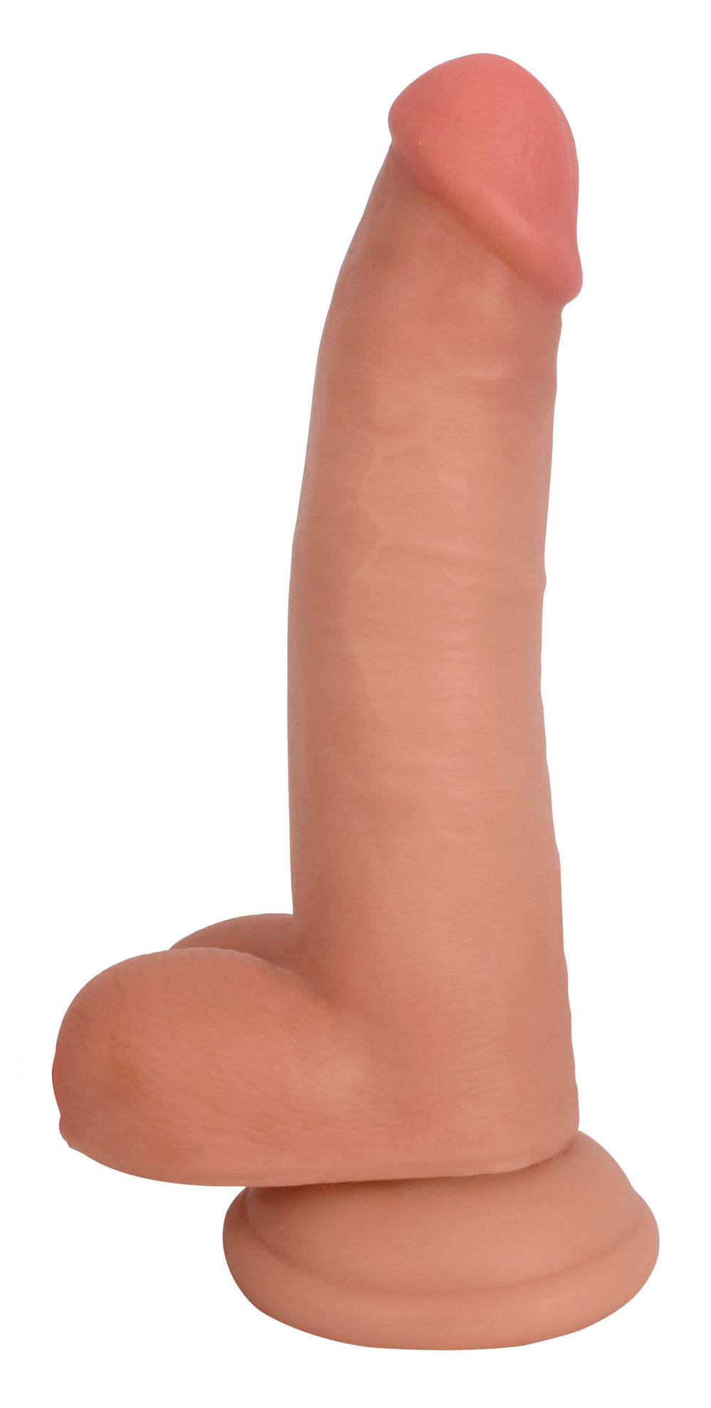 Jock Light Bareskin Dildo with Balls - 8 Inch, rubber