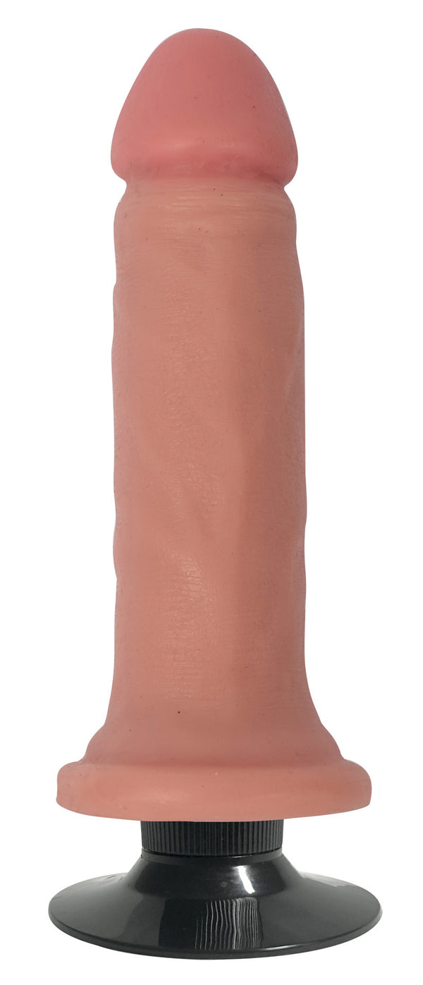Jock Light Bareskin Vibrating Dildo - 6 Inch, TPE