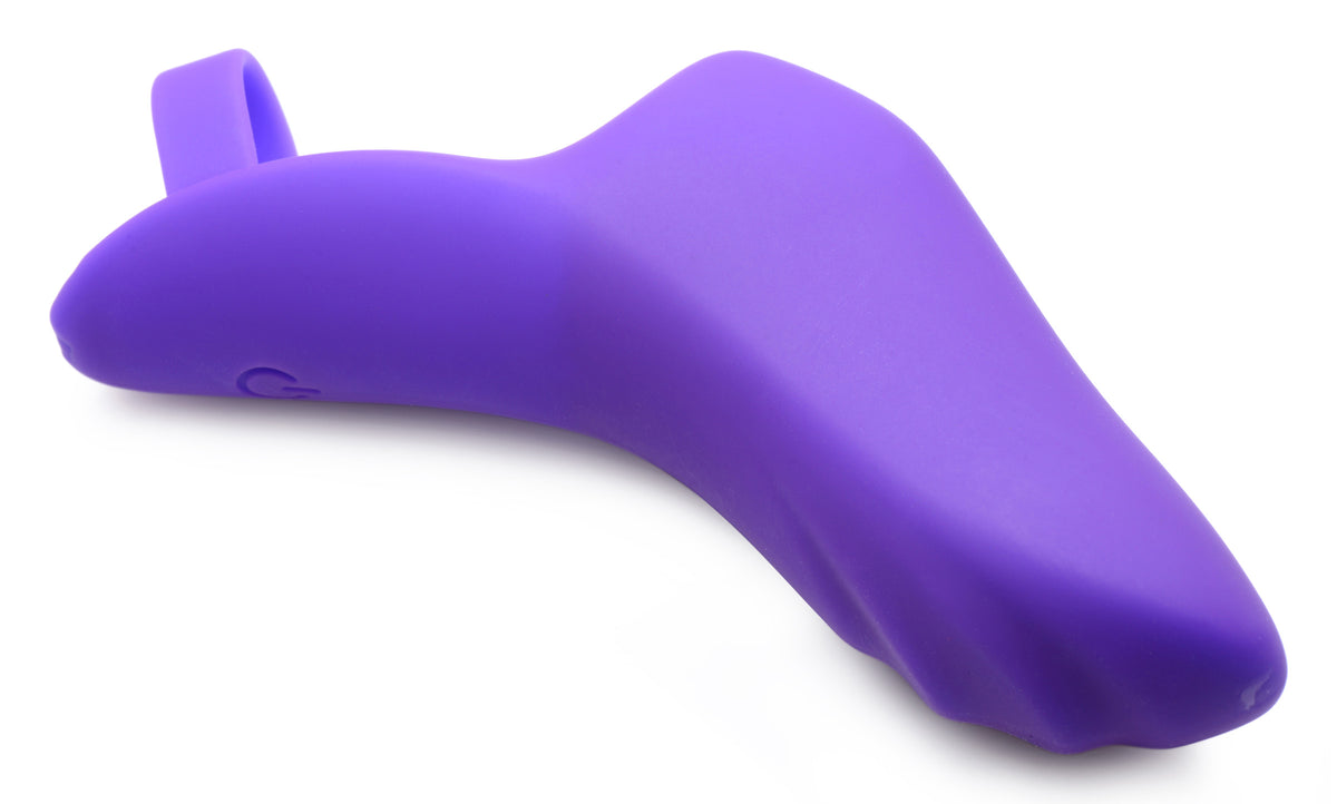 7X Finger Bang Her Pro Silicone Vibrator - Purple, Silicone (view 4)