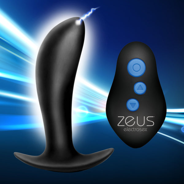 64X Pro-Shocker Vibrating and E-stim Prostate Plug – prostate massager, Silicone