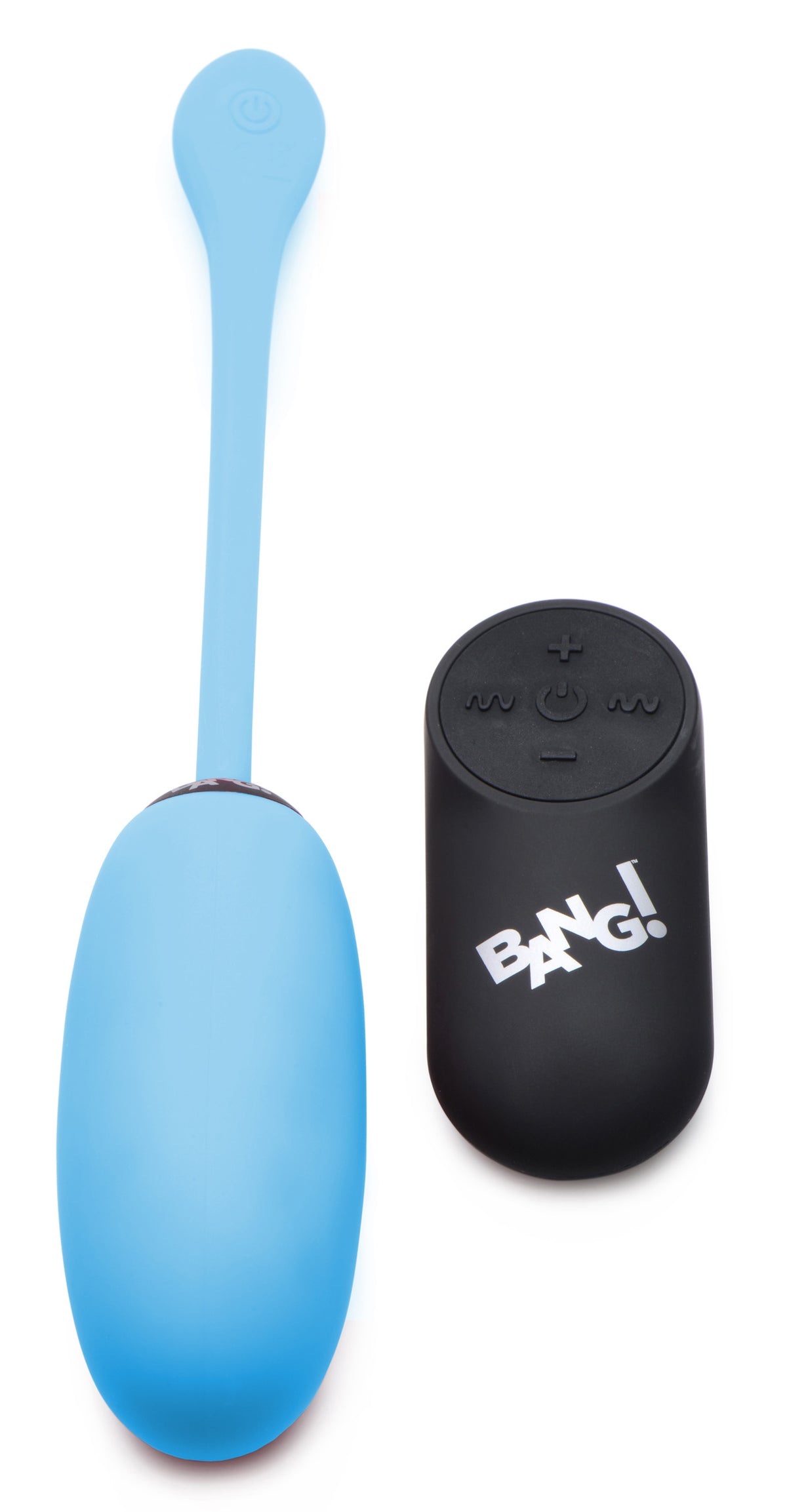 Remote Control 28X Silicone Plush Egg - Blue – bullet and egg vibrator, Silicone (view 3)