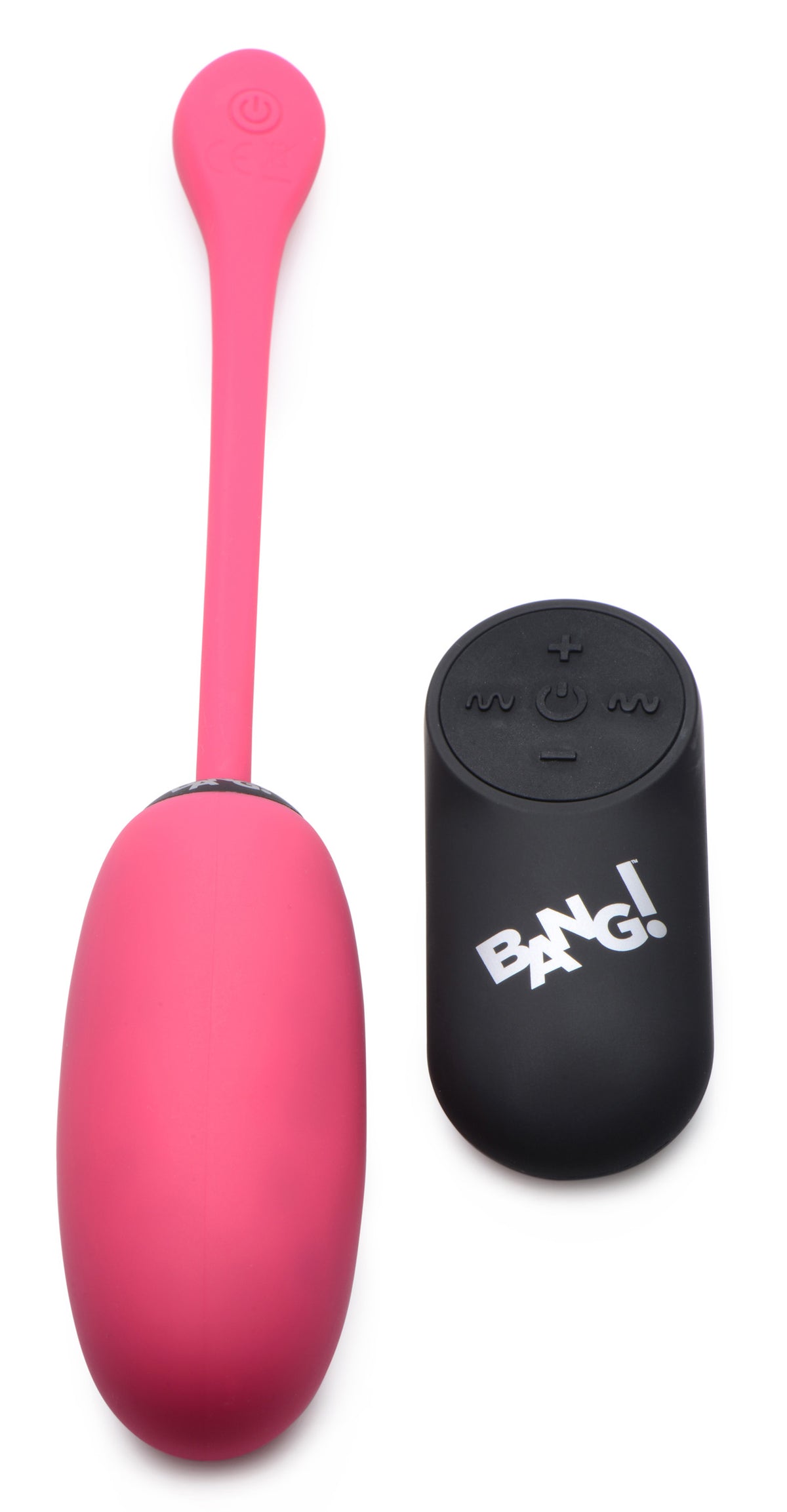 Remote Control 28X Silicone Plush Egg - Pink – bullet and egg vibrator, Silicone (view 3)