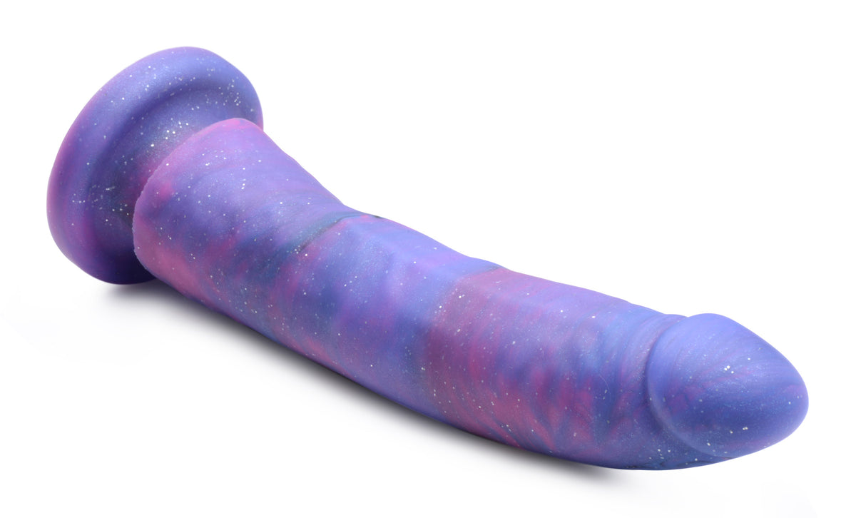 Magic Stick Glitter Silicone Dildo - 8 Inch, Silicone (view 4)