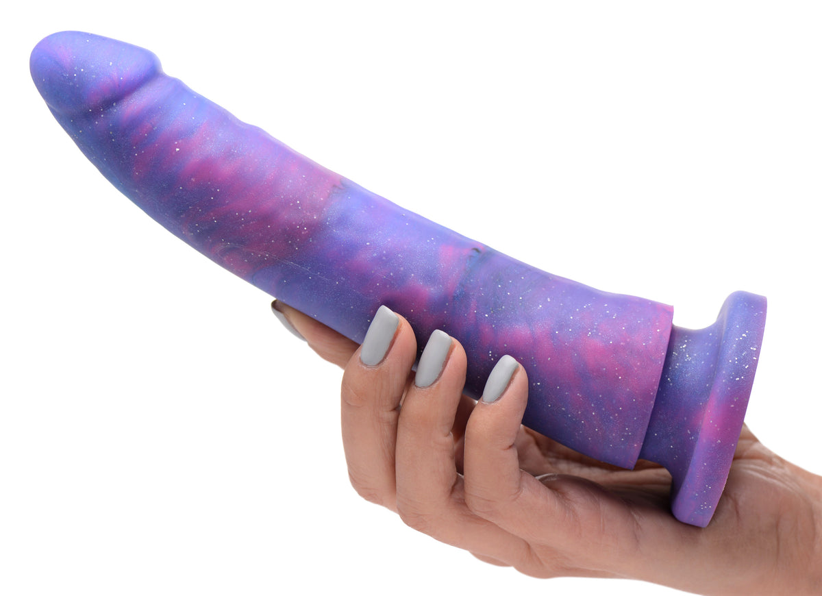 Magic Stick Glitter Silicone Dildo - 8 Inch, Silicone (view 2)