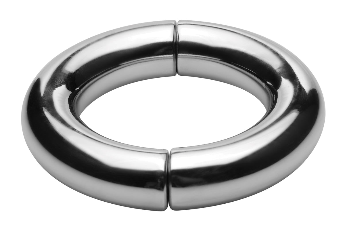 Mega Magnetize Stainless Steel Magnetic Cock Ring, Metal (view 3)