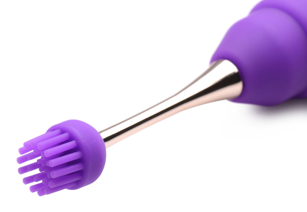 10X En Pointe Silicone Pinpoint Teaser with Attachments – vibrator, Silicone (view 6)