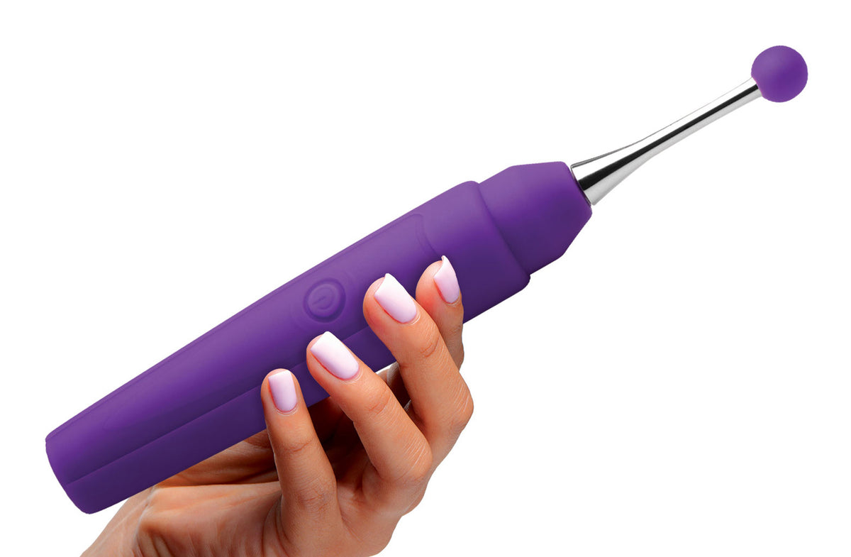 10X En Pointe Silicone Pinpoint Teaser with Attachments – vibrator, Silicone (view 2)