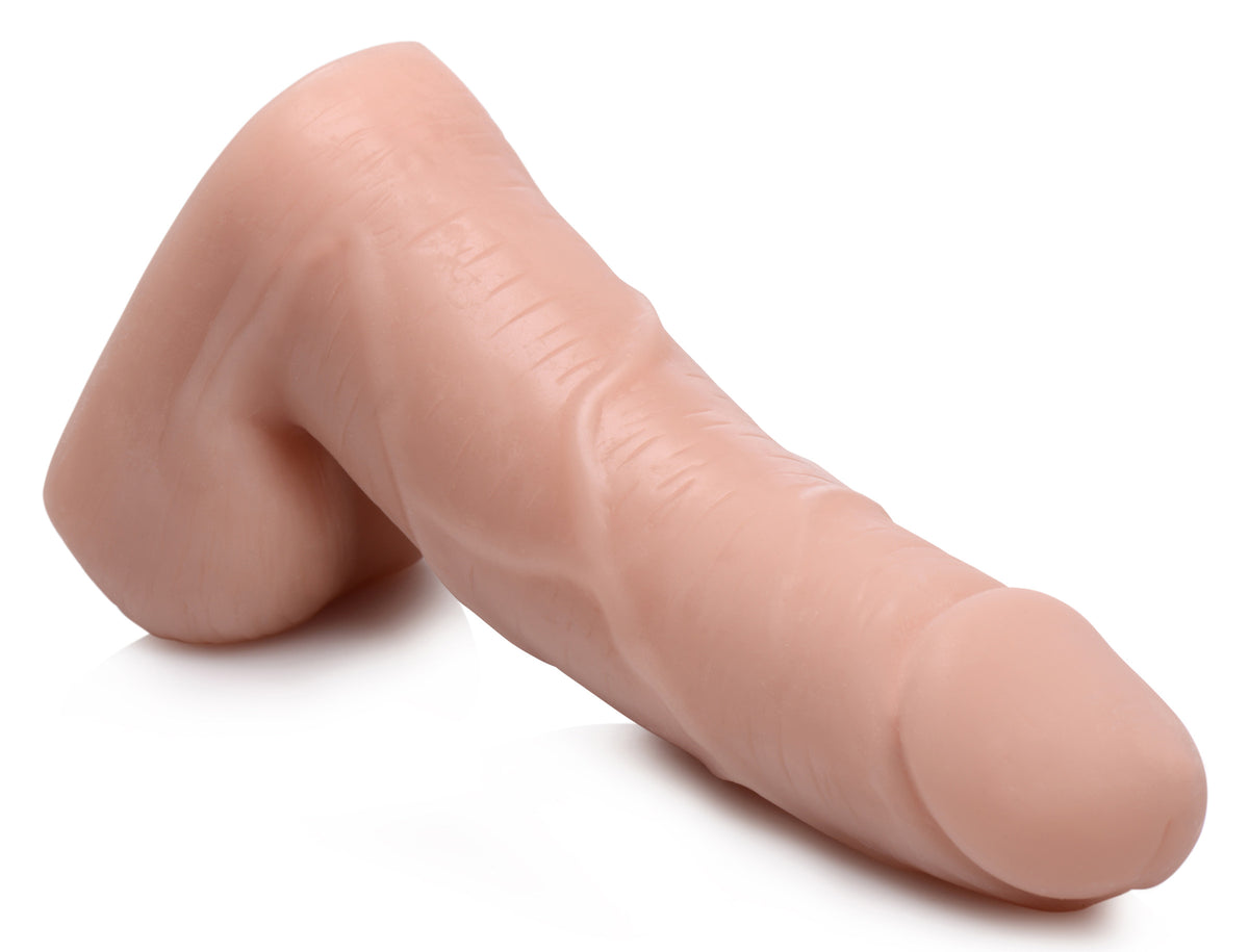 Large Bulge Packer Dildo - Light, TPE (view 4)