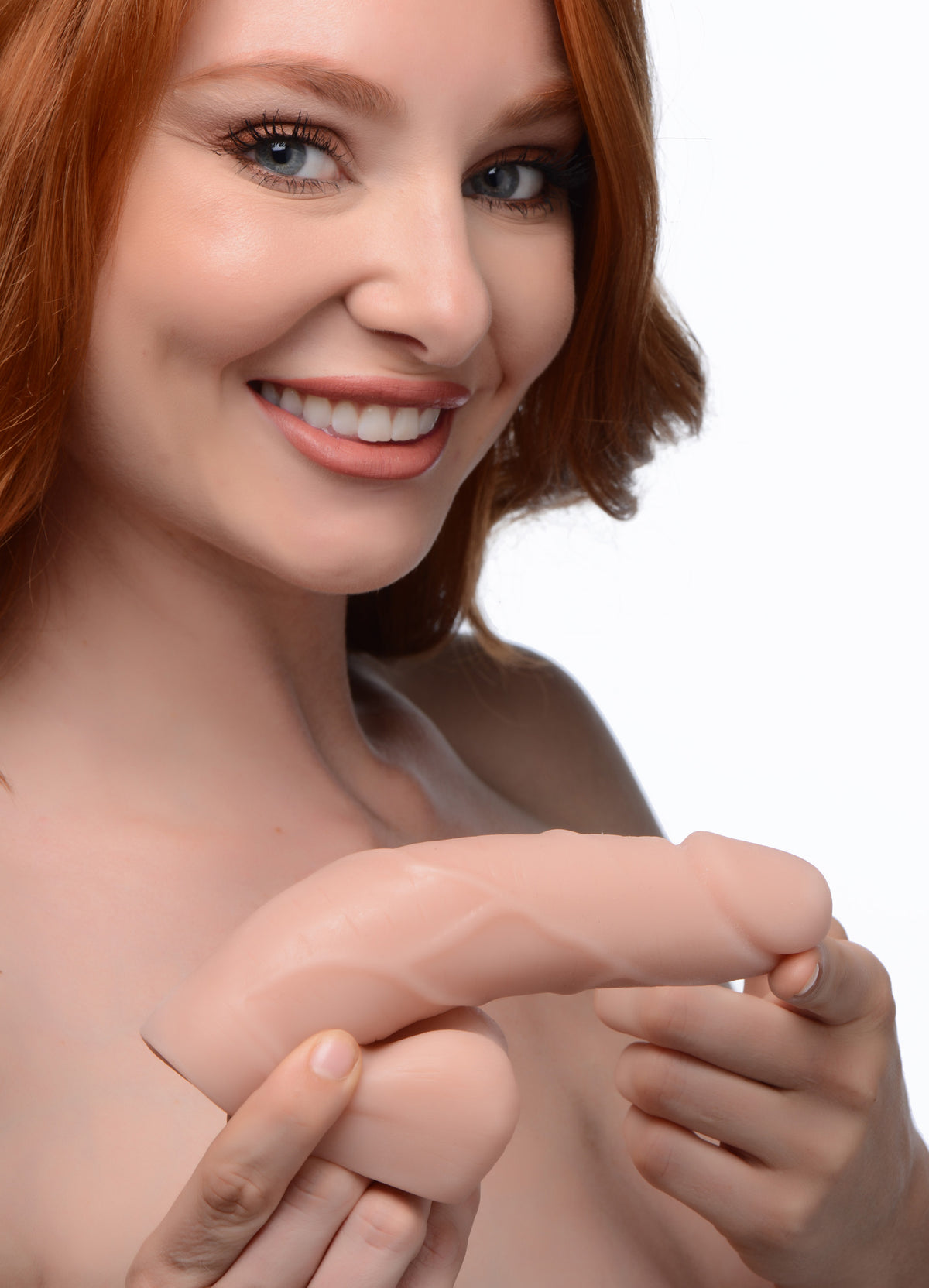 Large Bulge Packer Dildo - Light, TPE