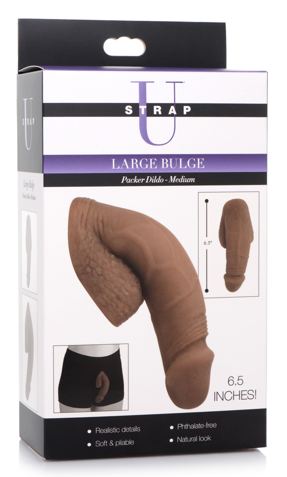 Large Bulge Packer Dildo - Medium, TPE (view 5)