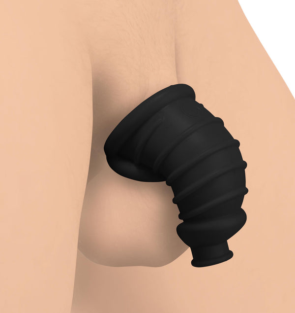 Dark Chamber Silicone Chastity Cage – chastity device, Silicone