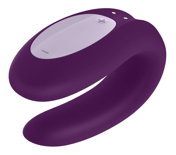 Satisfyer Double Joy Partner Vibrator, Silicone