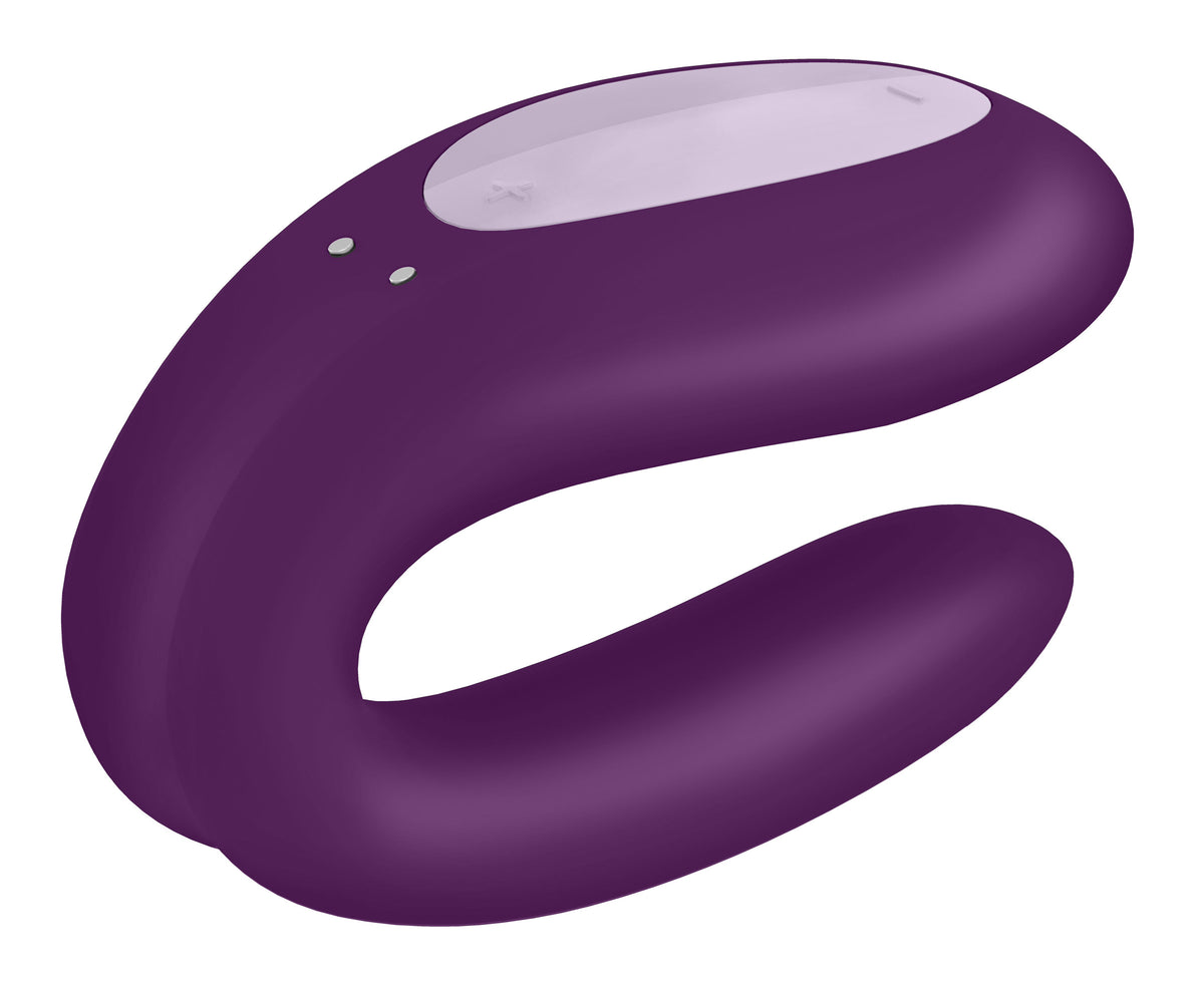 Satisfyer Double Joy Partner Vibrator, Silicone (view 3)