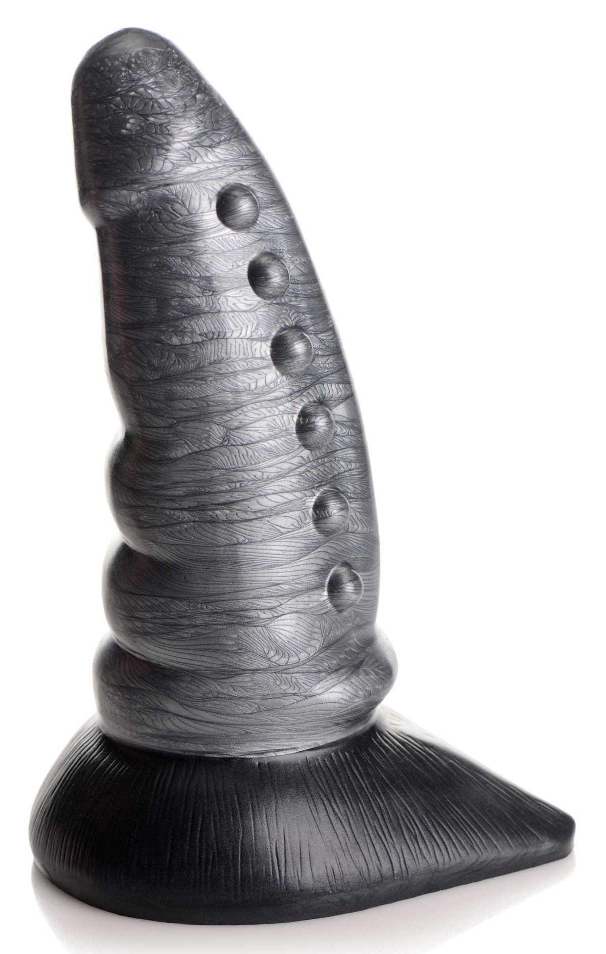 Beastly Tapered Bumpy Silicone Dildo, Silicone (view 4)