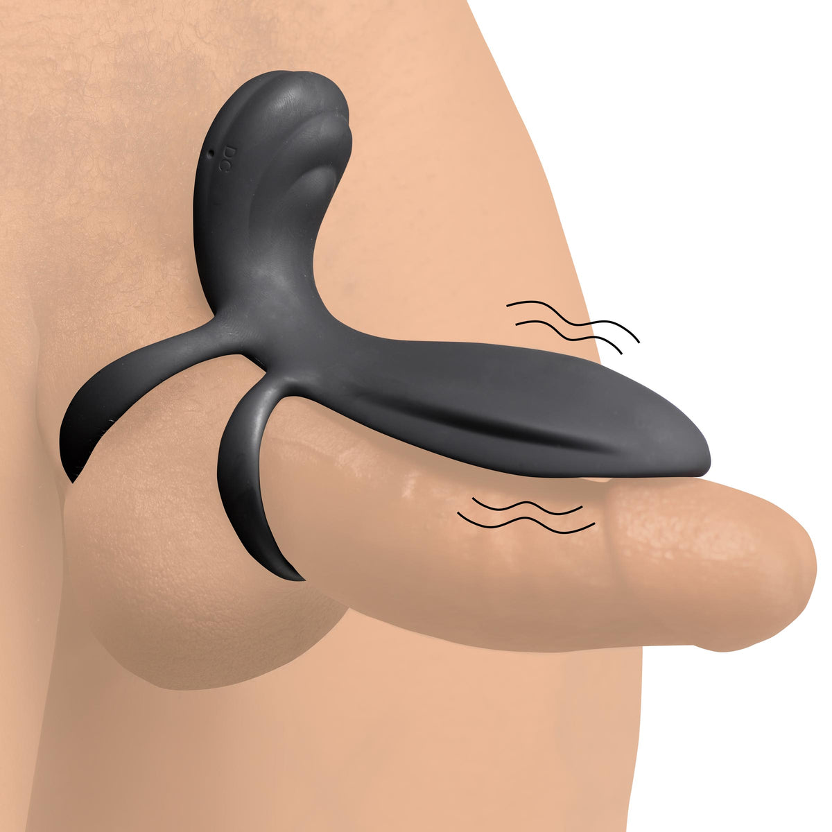 10X Silicone Vibrating Girth Enhancer with Remote Control – cock ring, Silicone