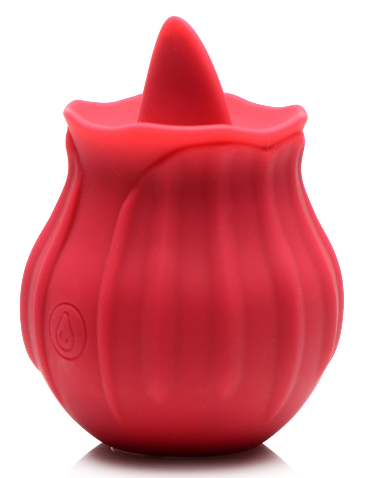 Bloomgasm Wild Violet 10X Silicone Clit Licking Stimulator - Red – clitoral suction toy, Silicone (view 3)