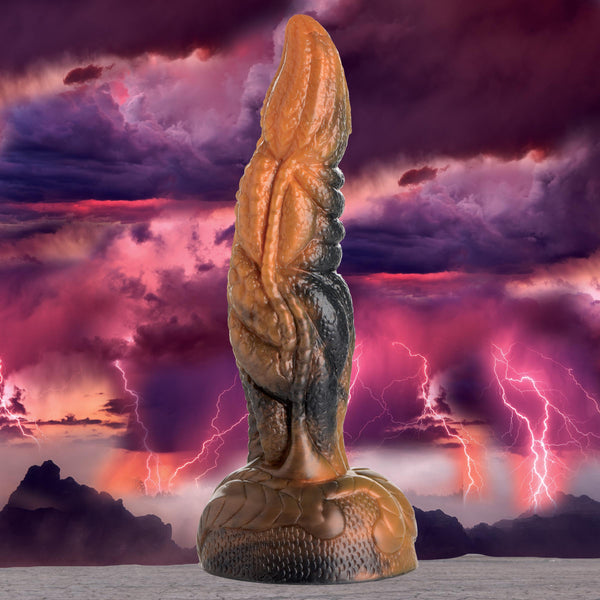 Ravager Rippled Tentacle Silicone Dildo, Silicone