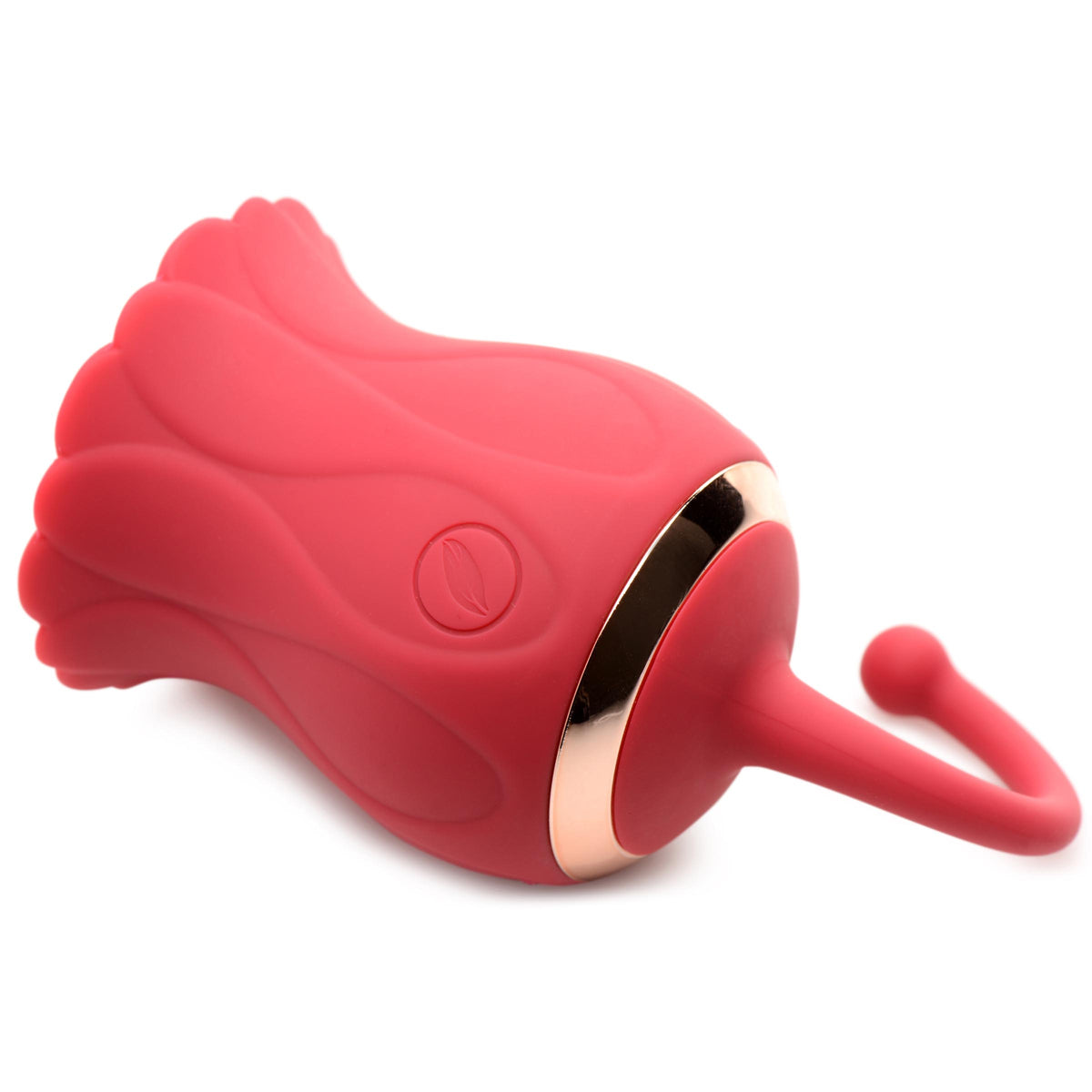 Royalty Rose Textured Suction Clit Stimulator – clitoral suction toy, Silicone (view 6)