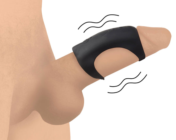 28X G-Shaft Silicone Ring with Remote Control – vibrator, Silicone