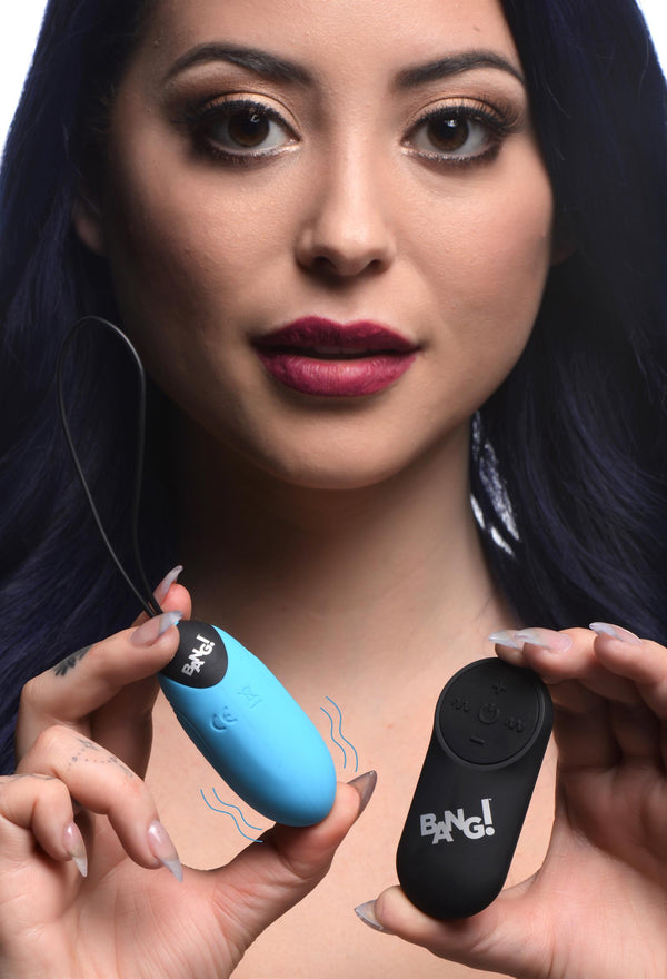 28X Grooved Silicone Vibrating Egg with Remote Control – bullet and egg vibrator, Silicone