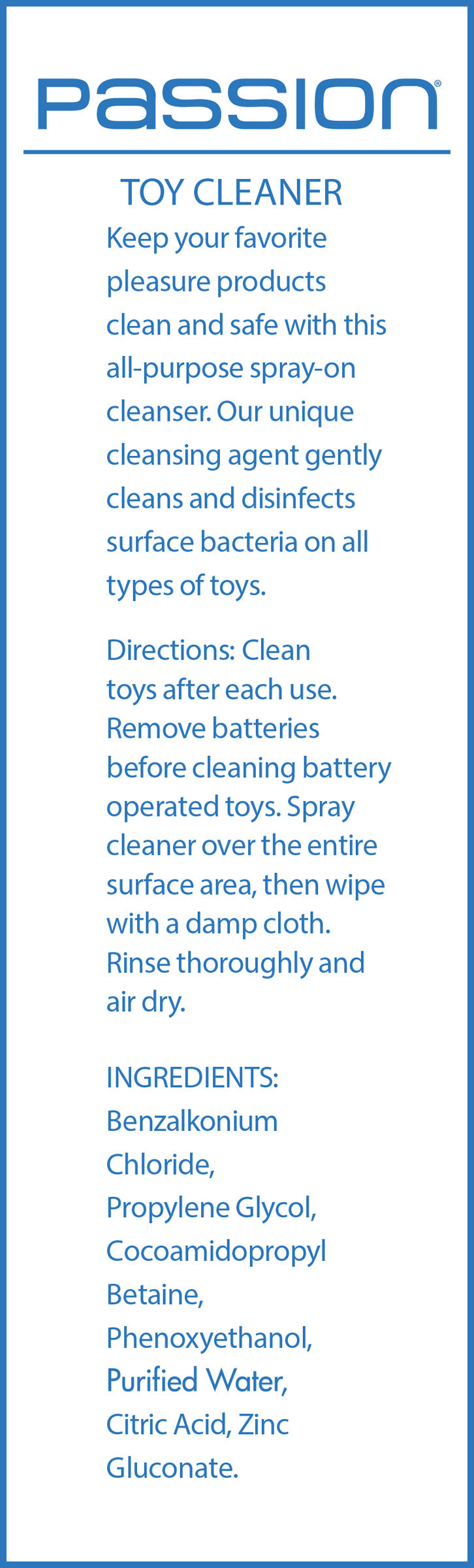 Passion Toy Cleaner (view 2)