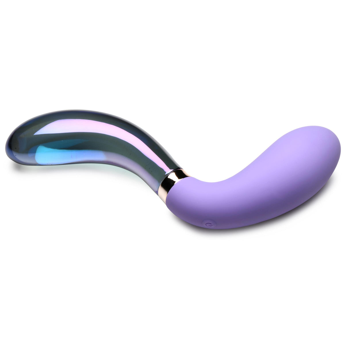 10X Pari Dual Ended Wavy Silicone and Glass Vibrator, Silicone (view 6)